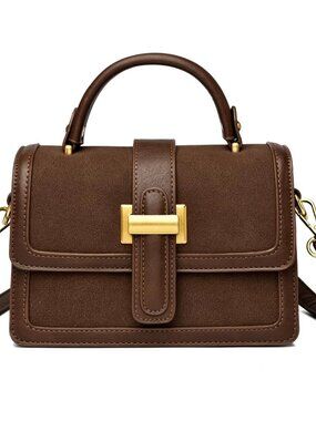 Crossbody Bag for Women, Top Handle Purse Small Designer Handbag